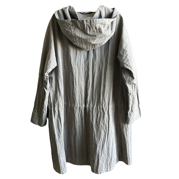 Oska Taupe Gray Long Parka with Hood - Size 1 - Picture 7 of 7